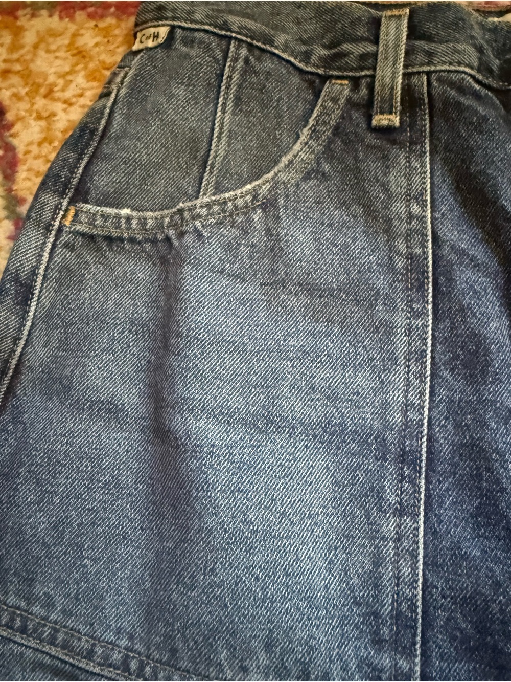 Citizens of Humanity Anouk Denim Button Down midi Skirt - Picture 12 of 13